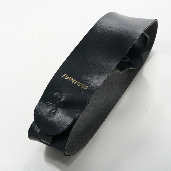 実際に弊社で買取させて頂いたFERNANDES/フェルナンデス レザー調 ストラップ ギターストラップ ベースストラップ ブラック