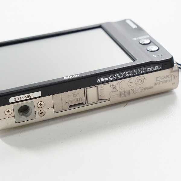 実際に弊社で買取させて頂いたNikon/ニコン COOLPIX S230 クールピクス コンパクトデジタルカメラ 動作確認済みの画像 6枚目