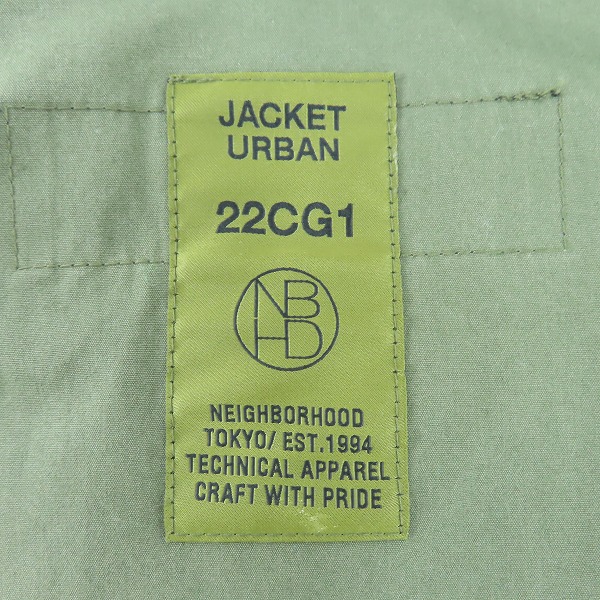 実際に弊社で買取させて頂いたNEIGHBORHOOD/ネイバーフッド 22SS WEATHER SHORT/CN-JK ジャケット 221SPNH-JKM01/Lの画像 6枚目