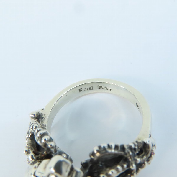 実際に弊社で買取させて頂いたROYAL ORDER/ロイヤルオーダー クロス&クラウン リング ｗ/ルビー 11.5号の画像 6枚目