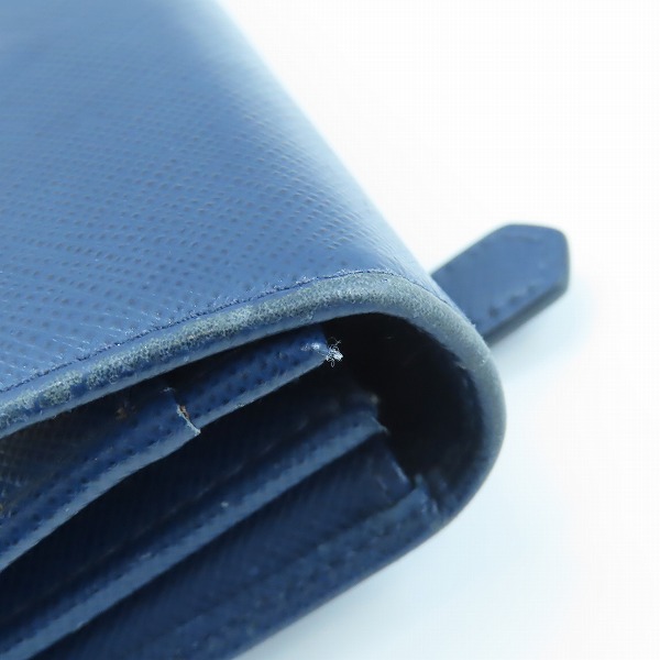 実際に弊社で買取させて頂いたPRADA/プラダ サフィアーノ チェーン付き ミニウォレット 財布 1MC015の画像 6枚目