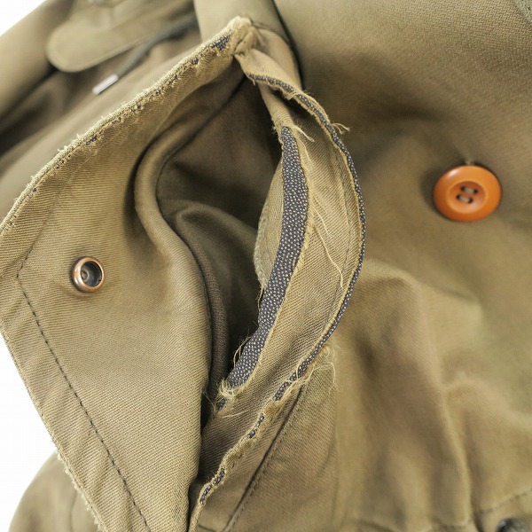 実際に弊社で買取させて頂いたato/アトウ 中綿ライナー付き モッズコート AM9C-C03/46の画像 7枚目