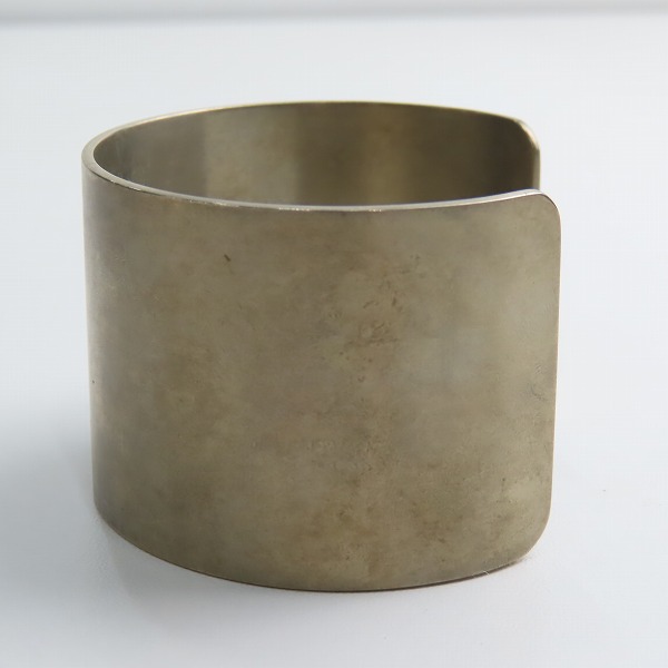 実際に弊社で買取させて頂いたAMP JAPAN/アンプジャパン German Silver Plane Bangle バングル 15AT-351の画像 2枚目