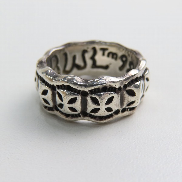 実際に弊社で買取させて頂いたBWL/Bill Wall Leather/ビルウォールレザー ミニクロスリング/19号の画像 3枚目