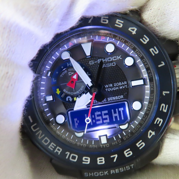 実際に弊社で買取させて頂いた【保証期間内】G-SHOCK/Gショック GULFMASTER ガルフマスター トリプルセンサー GWN-1000B-1BJFの画像 4枚目