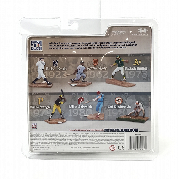 実際に弊社で買取させて頂いた【未開封】McFARLANE TOYS/マクファーレントイズ SPORTSPICKS ニューヨークヤンキース ベーブルースの画像 2枚目