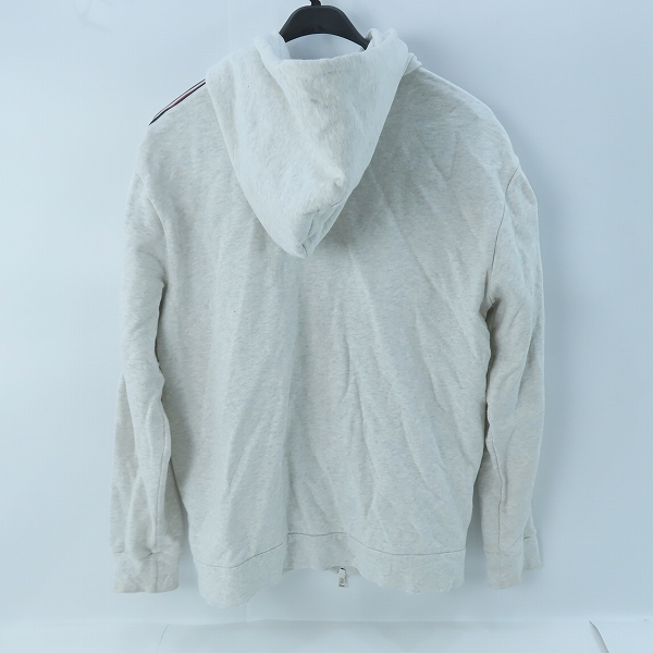 実際に弊社で買取させて頂いた【JPタグ】MONCLER/モンクレール 22SS MAGLIA CON CAPPUCCIO トリコロール ジップアップパーカー G10918G7C210 809LA/XLの画像 1枚目