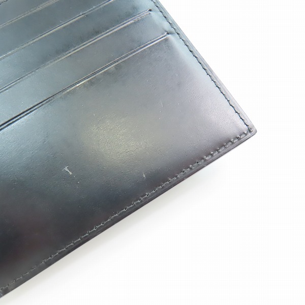 実際に弊社で買取させて頂いたdunhill/ダンヒル  レザー 2つ折り財布/ウォレット ブラック の画像 5枚目