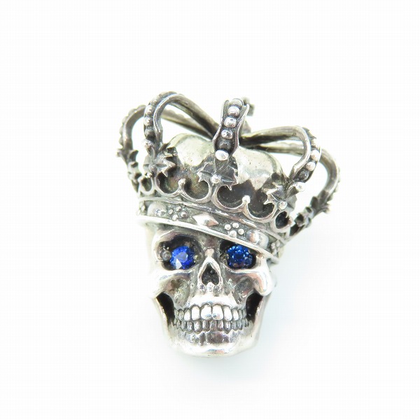 実際に弊社で買取させて頂いたJustin Davis/ジャスティンデイビス エッセンシャルスカルペンダントｗ/サファイア SPJ155の画像 1枚目