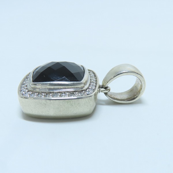 実際に弊社で買取させて頂いたJustin Davis/ジャスティンデイビス M.tsペンダントwダイヤ/オニキス SPJ152の画像 3枚目