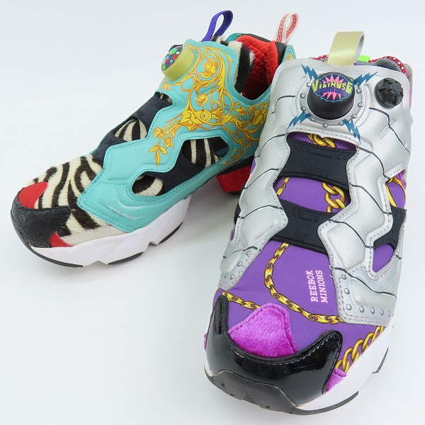 実際に弊社で買取させて頂いたReebok/リーボック MINIONS/ミニオンズ CLASSIC INSTAPUMP FURY MU "VICIOUS 6" &amp; CLUB C "VICIOUS 6" FY9092/24