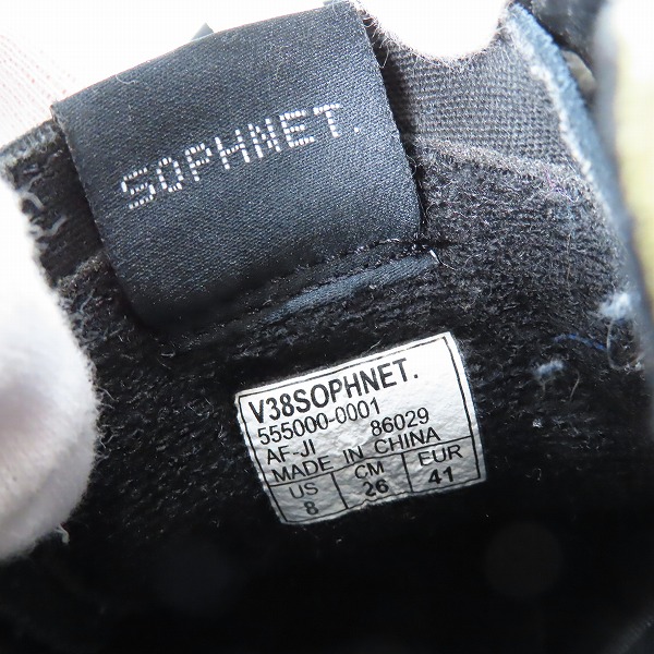 実際に弊社で買取させて頂いたVANS×SOPHNET./バンズ×ソフネット SK8-HI V38SOPHNET. 555000-0001 /26の画像 5枚目