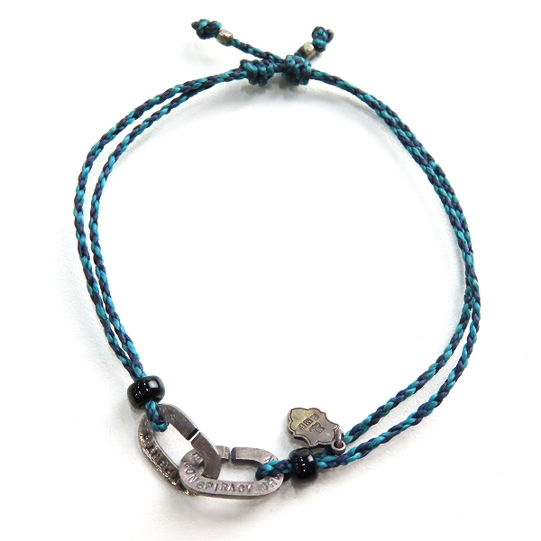 実際に弊社で買取させて頂いた(1)AMP JAPAN/アンプジャパン チェーンモチーフ ブレスレット ブルー の画像 2枚目