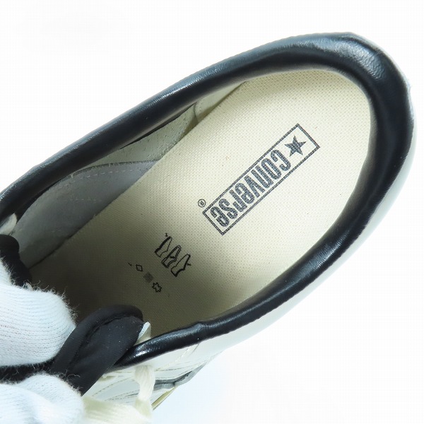 実際に弊社で買取させて頂いたCONVERSE/コンバース ONE STAR/ワンスター スニーカー 白黒 1C043/26の画像 4枚目