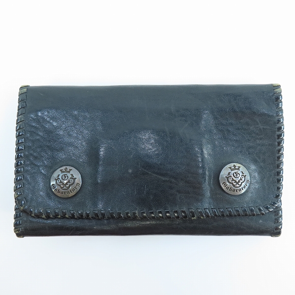 実際に弊社で買取させて頂いた【ギャラ付き】Gabor/Gaboratory/ガボール クラウンボタン Tバー 長財布/ロングウォレット