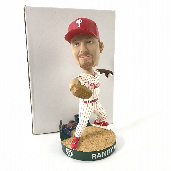 実際に弊社で買取させて頂いたBD＆A MLB/メジャーリーグ フィラデルフィアフィリーズ RANDY WOLF/ランディウルフ ボブルヘッド/フィギュア