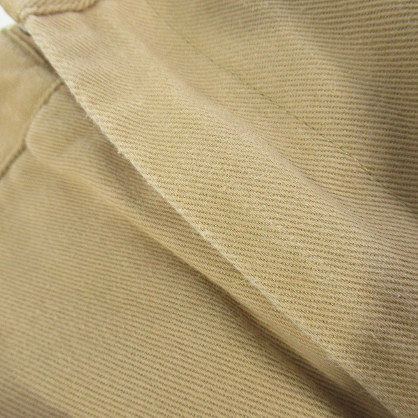 実際に弊社で買取させて頂いたdoublet/ダブレット 21SS SILK CHINO WIDE TAPERED TROUSERS/シルク チノワイド テーパード トラウザー パンツ 21SS10PT145/Lの画像 5枚目