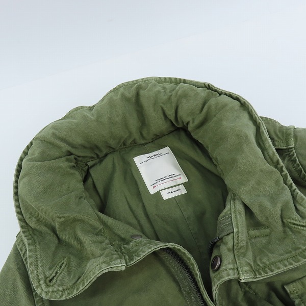 実際に弊社で買取させて頂いたVISVIM/ビズビム BICKLE JKT ミリタリージャケット 0118405013007/1の画像 7枚目
