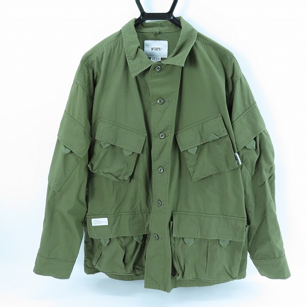 実際に弊社で買取させて頂いたWTAPS/ダブルタップス MODULAR/LS/COTTON. RIPSTOP モジュラー シャツ ジャケット 212BRDT-SHM03/03