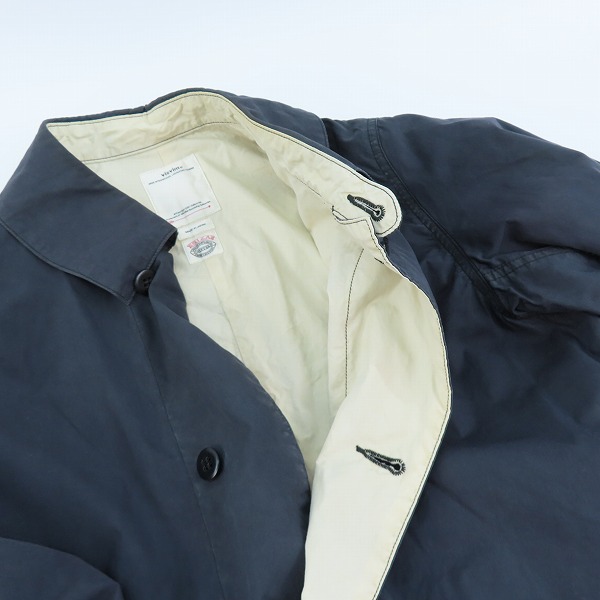 実際に弊社で買取させて頂いたvisvim/ビズビム 18AW GREASE MONKEY COAT GIZA グリースモンキーコート ステンカラーコート 0118205013015 1の画像 5枚目