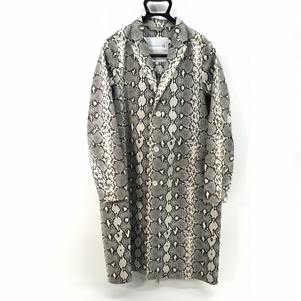 実際に弊社で買取させて頂いたMACKINTOSH×HYKE/マッキントッシュ×ハイク パイソン柄 コート S