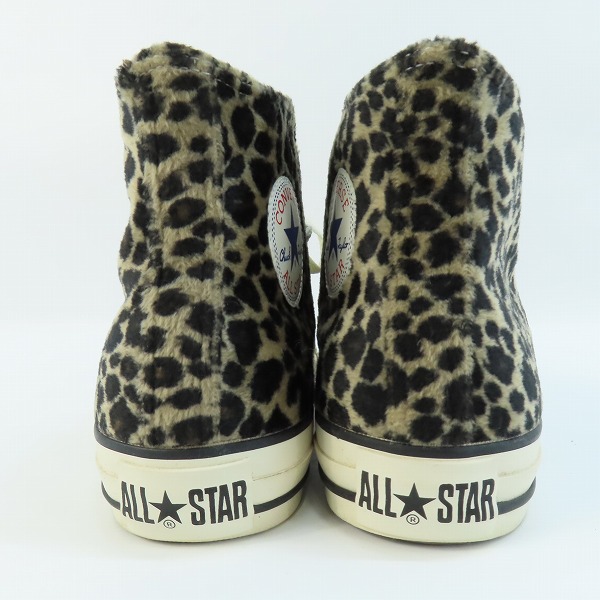 実際に弊社で買取させて頂いたCONVERSE/コンバース  ALL STAR LEOPARDFUR HI/オールスター レオパードファー ハイカット スニーカー1SD081/26.5の画像 1枚目
