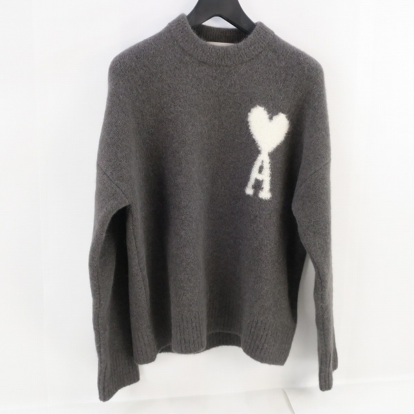 実際に弊社で買取させて頂いたami alexandre mattiussi/アミ アレクサンドルマテュッシ De Coeur クルーネック セーター UKS025.KN0032/M