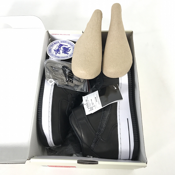 実際に弊社で買取させて頂いた【未使用】 NIKE×STUSSY/ナイキ×ステューシー Air Force 1 Mid/エア フォース 1 ミッド DJ7840-001/27の画像 7枚目