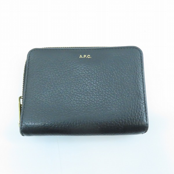 実際に弊社で買取させて頂いたA.P.C./アーペーセー EMMANUEL ZIP WALLET コンパクトウォレット 二つ折り財布 PXBJQ H63087