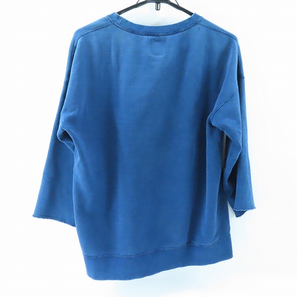 実際に弊社で買取させて頂いたvisvim/ビズビム JUMBO CREW 3/4 CRASH ヴィンテージ加工 スウェット 0221905010003 2の画像 1枚目