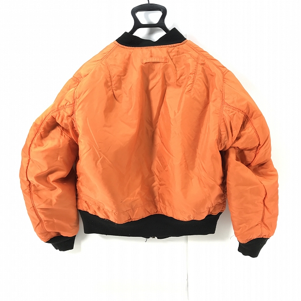 実際に弊社で買取させて頂いたALPHA INDUSTRIES/アルファインダストリーズ MA-1 フライトジャケット XLの画像 3枚目