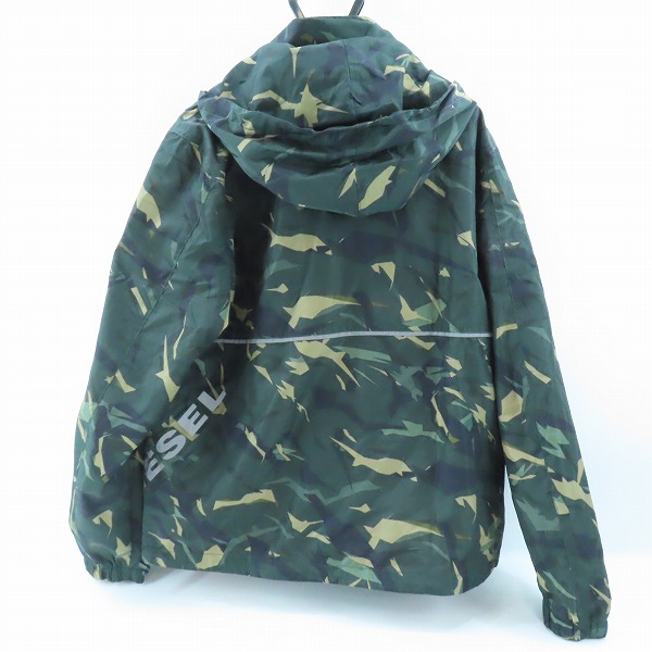 実際に弊社で買取させて頂いたDIESEL/ディーゼル カモフラ柄  フーデッド ジャケット/Lの画像 1枚目