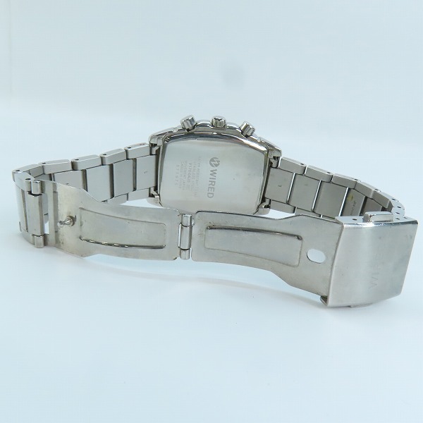 実際に弊社で買取させて頂いたSEIKO/セイコー WIRED ワイアード APOLLO/アポロ ソーラー クロノグラフ 腕時計 AGAD063 V176-0AJ0の画像 3枚目
