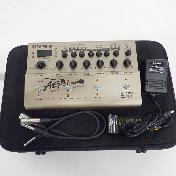 実際に弊社で買取させて頂いたYAMAHA/ヤマハ AG-Stomp エレクトリックアコースティックギター用プリアンプ＆マルチエフェクター【簡易動作確認済】