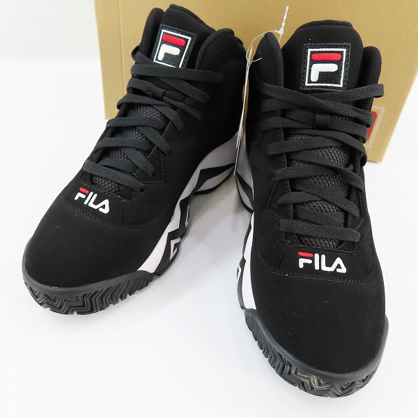 実際に弊社で買取させて頂いた【未使用】FILA/フィラ MASHBURN ハイカットスニーカー FHE102 001/29