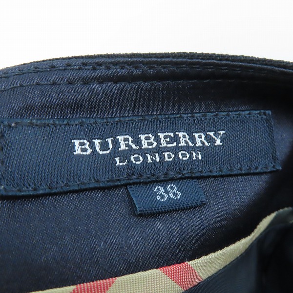 実際に弊社で買取させて頂いたBurberrys/バーバリー タイトスカート レディース/ブラック/FX050-965-28/38の画像 2枚目