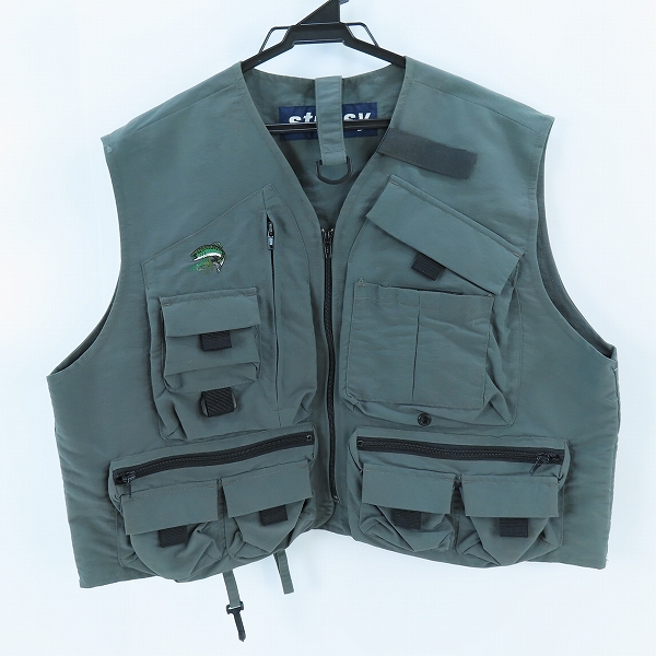 実際に弊社で買取させて頂いたSTUSSY/ステューシー フィッシングベスト/Mの画像 0枚目
