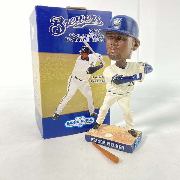 実際に弊社で買取させて頂いたBD&A 2007 コレクターズ ボブルヘッド ミルウォーキー・ブリュワーズ PRINCE FIELDER/プリンス・フィルダー フィギュア