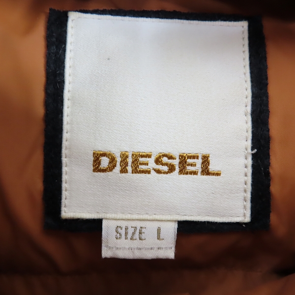 実際に弊社で買取させて頂いたDIESEL/ディーゼル 中綿入り ブルゾン/ジャケット/Lの画像 2枚目