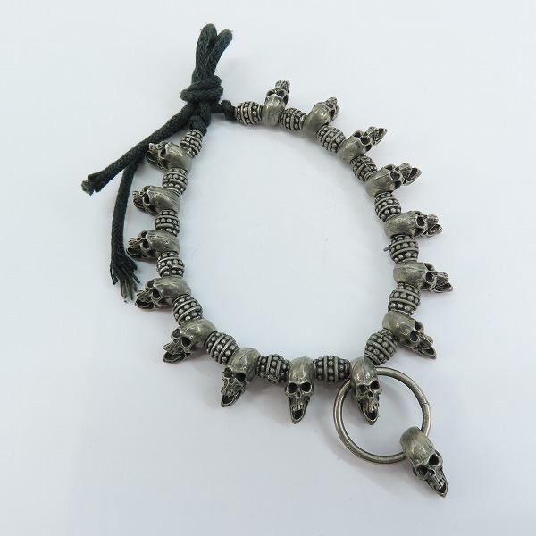 実際に弊社で買取させて頂いたNECROMANCE/ネクロマンス スカルブレスレットの画像 5枚目