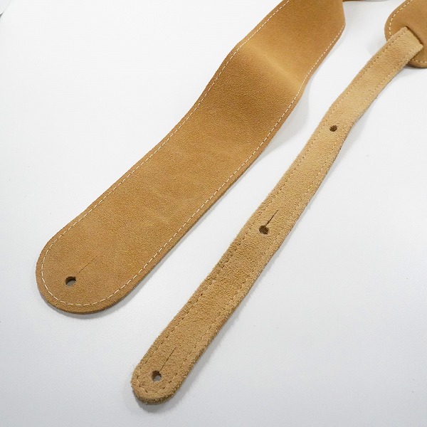実際に弊社で買取させて頂いたPaul Reed Smith/ポールリードスミス PRS レザー ギターストラップ ベースストラップ ベージュの画像 3枚目