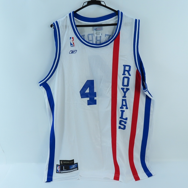 実際に弊社で買取させて頂いたReebok/リーボック NBA ROYALS/ロイヤルズ ユニフォーム/ゲームシャツ #4 クリス・ウェバー/L