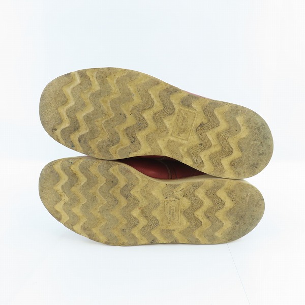 実際に弊社で買取させて頂いたRED WING/レッドウィング 半円犬タグ アイリュッシュセッターブーツ 875/7Eの画像 2枚目