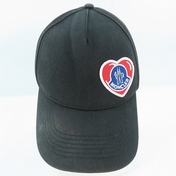 実際に弊社で買取させて頂いた【JPタグ】MONCLER/モンクレール ワッペン キャップ ブラック I20913B00023/UNIの画像 1枚目