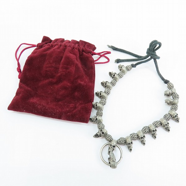 実際に弊社で買取させて頂いたNECROMANCE/ネクロマンス スカルブレスレットの画像 7枚目