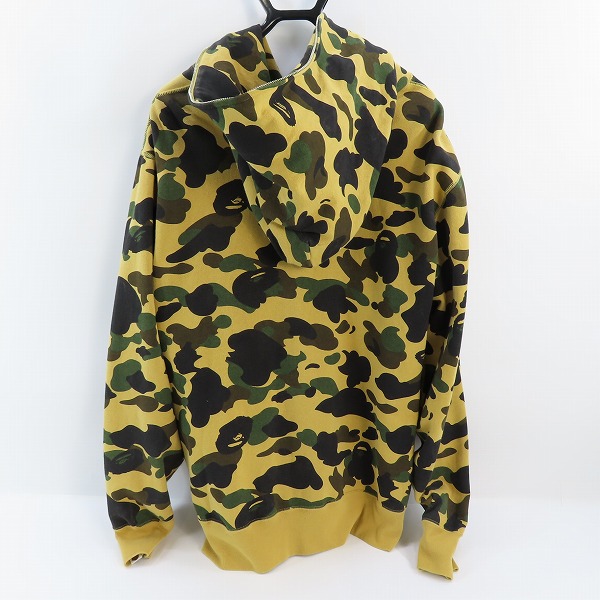 実際に弊社で買取させて頂いたA BATHING APE/アベイシングエイプ サルカモ スウェットフルジップパーカー 001ZPI301017/3XLの画像 1枚目