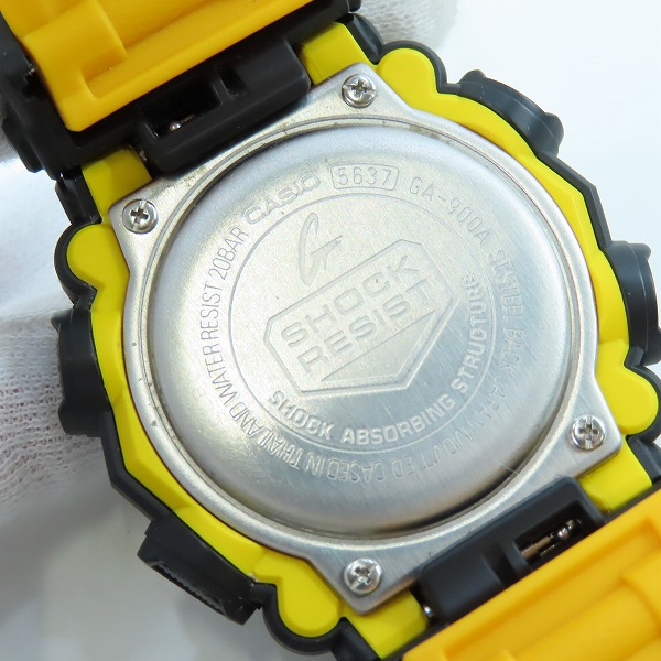 実際に弊社で買取させて頂いたG-SHOCK/Gショック デジアナ コンビネーション モデル 腕時計 GA-900A-1A9JFの画像 3枚目