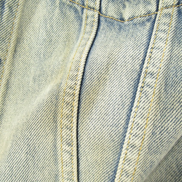 実際に弊社で買取させて頂いたSWAGGER/スワッガー ダメージ加工 デニムジャケット/Lの画像 7枚目