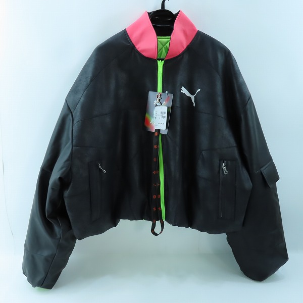 実際に弊社で買取させて頂いた【未使用】PUMA×A$AP ROCKY/プーマ×エイサップ ロッキー リバーシブル PLEATHER JACKET/プレザー ジャケット 632480-01/M