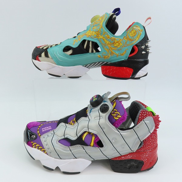 実際に弊社で買取させて頂いたReebok/リーボック MINIONS/ミニオンズ CLASSIC INSTAPUMP FURY MU "VICIOUS 6" &amp; CLUB C "VICIOUS 6" FY9092/24の画像 3枚目